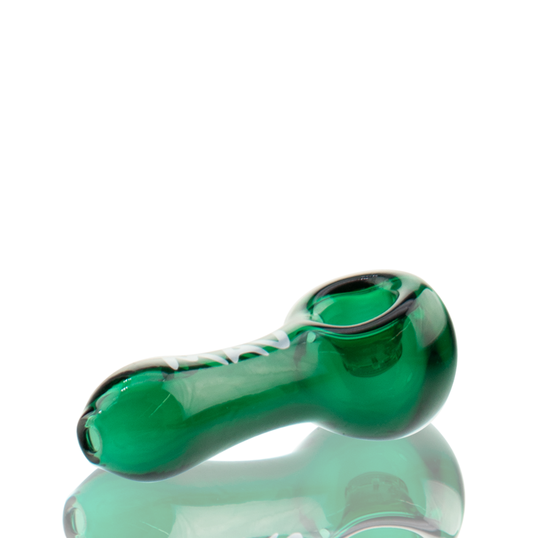 MAV Glass Professional Teal Hand Pipe, 4" Compact Beaker Design, Ideal for Concentrates