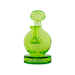 MAV Glass Vintage Bulb Dab Rig in Ooze Green, Front View with 4" Height and 70mm Diameter