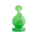 MAV Glass Vintage Bulb Dab Rig in Seafoam - Front View with Glass on Glass Joint