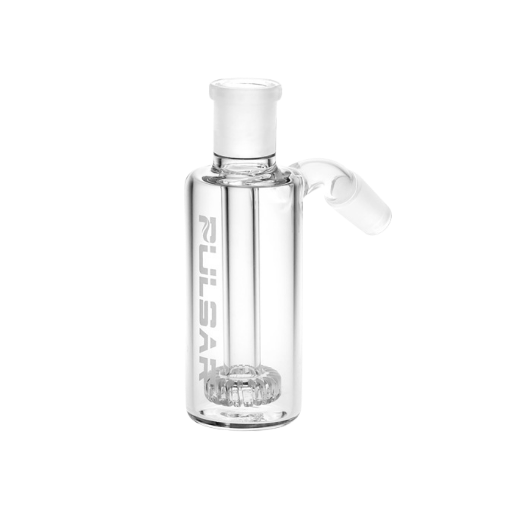 Pulsar 45 degree 14mm ash catcher in the Showerhead style for added diffusion before your bong