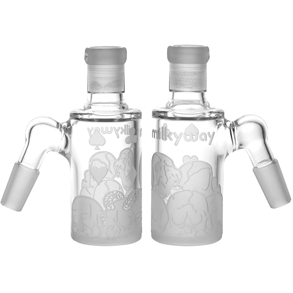 Milkyway Glass Emperor's Legacy Ash Catcher 14mm with Disc Percolator, Front View