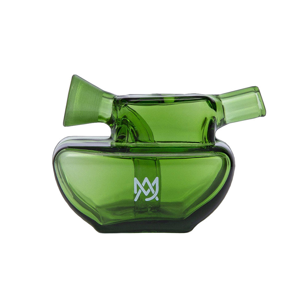 MJ Arsenal Commander Blunt Bubbler in Green Borosilicate Glass - Front View