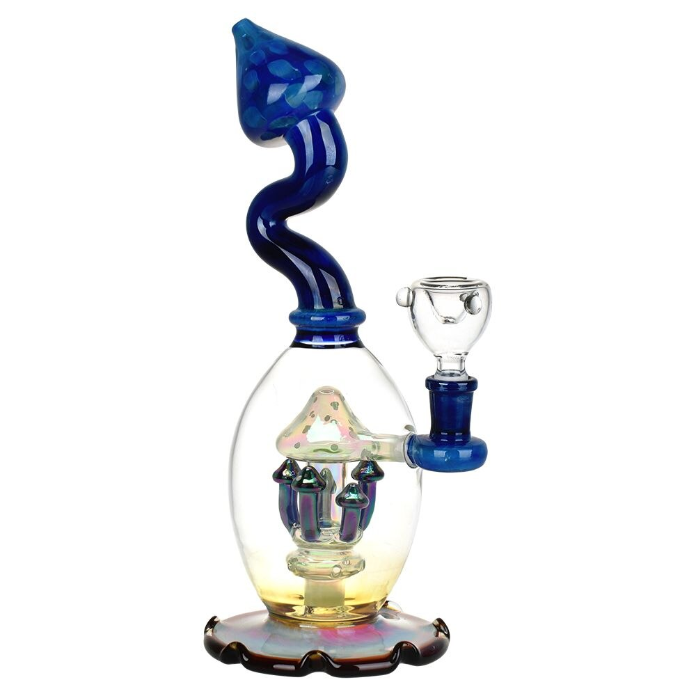 Mushroom Magic Glass Water Pipe | 11" | 14mm F