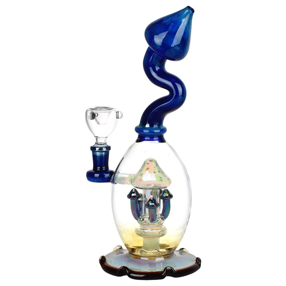 Mushroom Magic Glass Water Pipe | 11" | 14mm F