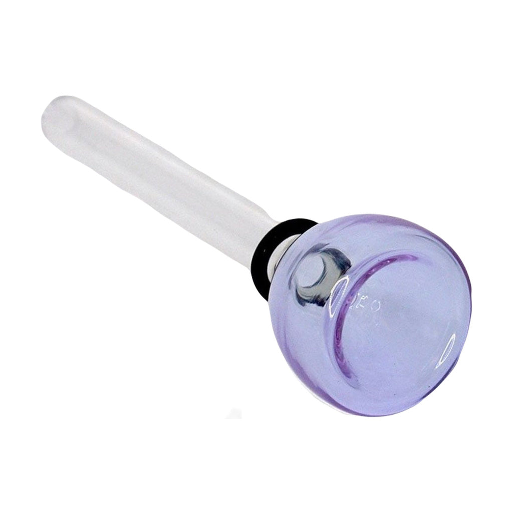 My Bud Vase Aurora Bowl with purple bubble design and rubber material, side view on white background