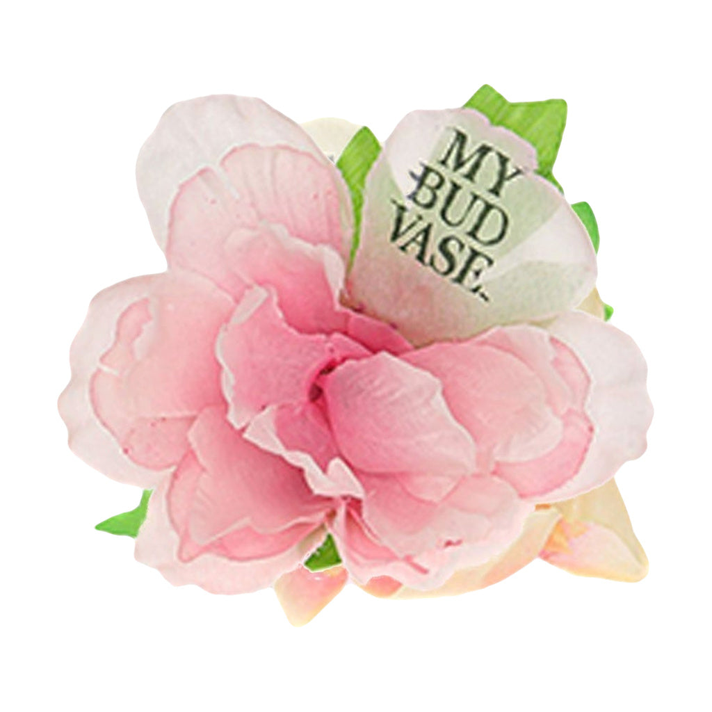 My Bud Vase Flower Poker, Light Pink Floral Dab Tool for Rigs, Front View