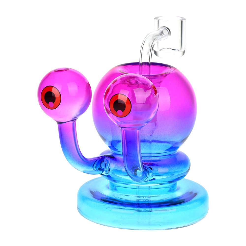 Neon Beastie Glass Dab Rig | 4" | 14mm F | Colors Vary