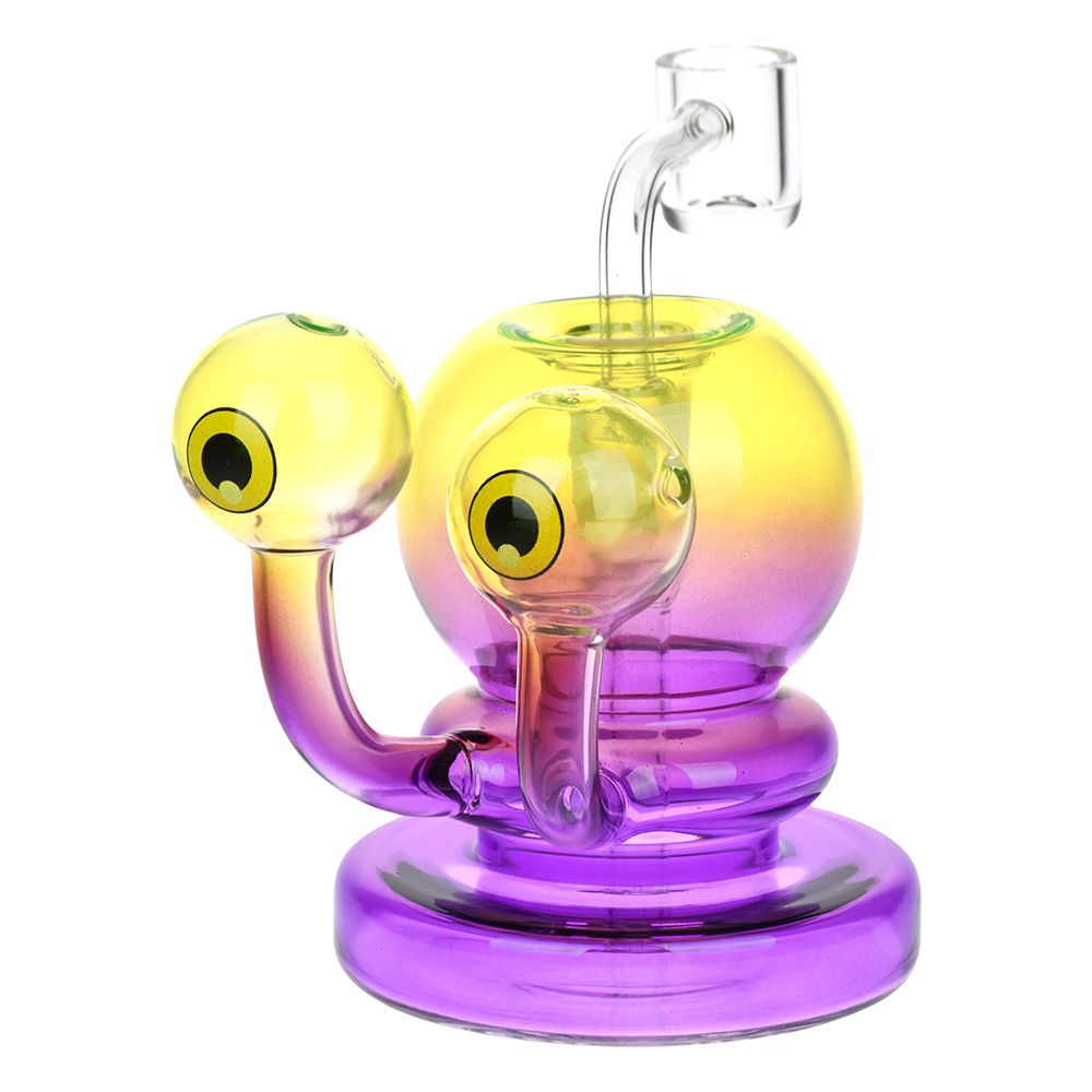 Neon Beastie Glass Dab Rig | 4" | 14mm F | Colors Vary