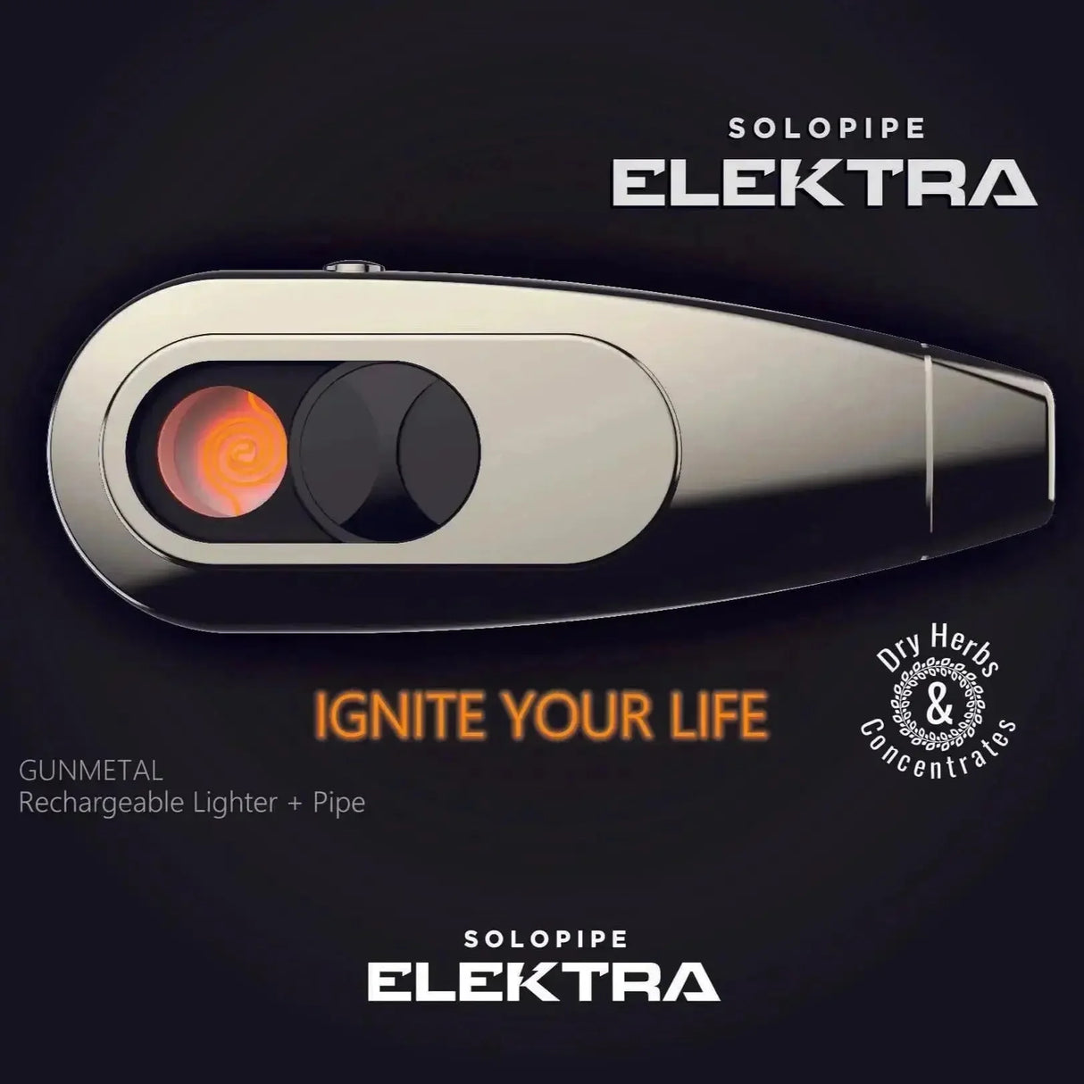 New Elektra All-In-One Rechargeable Pipe & Lighter Combo