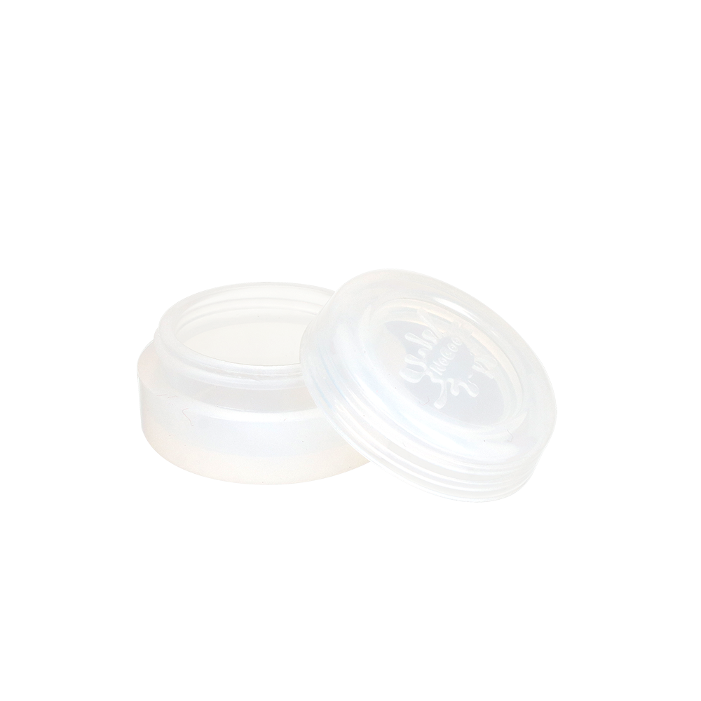 NoGoo Silicone Container | 7mL | Clear | 5ct Box