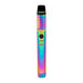 Ooze Beacon Slim Wax Pen in Rainbow, 800mAh battery, front view on seamless white background