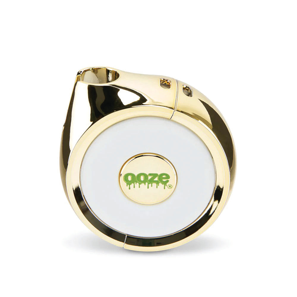 Ooze Movez Gold Wireless Speaker 510 Vape Battery, 650mAh, front view on white background
