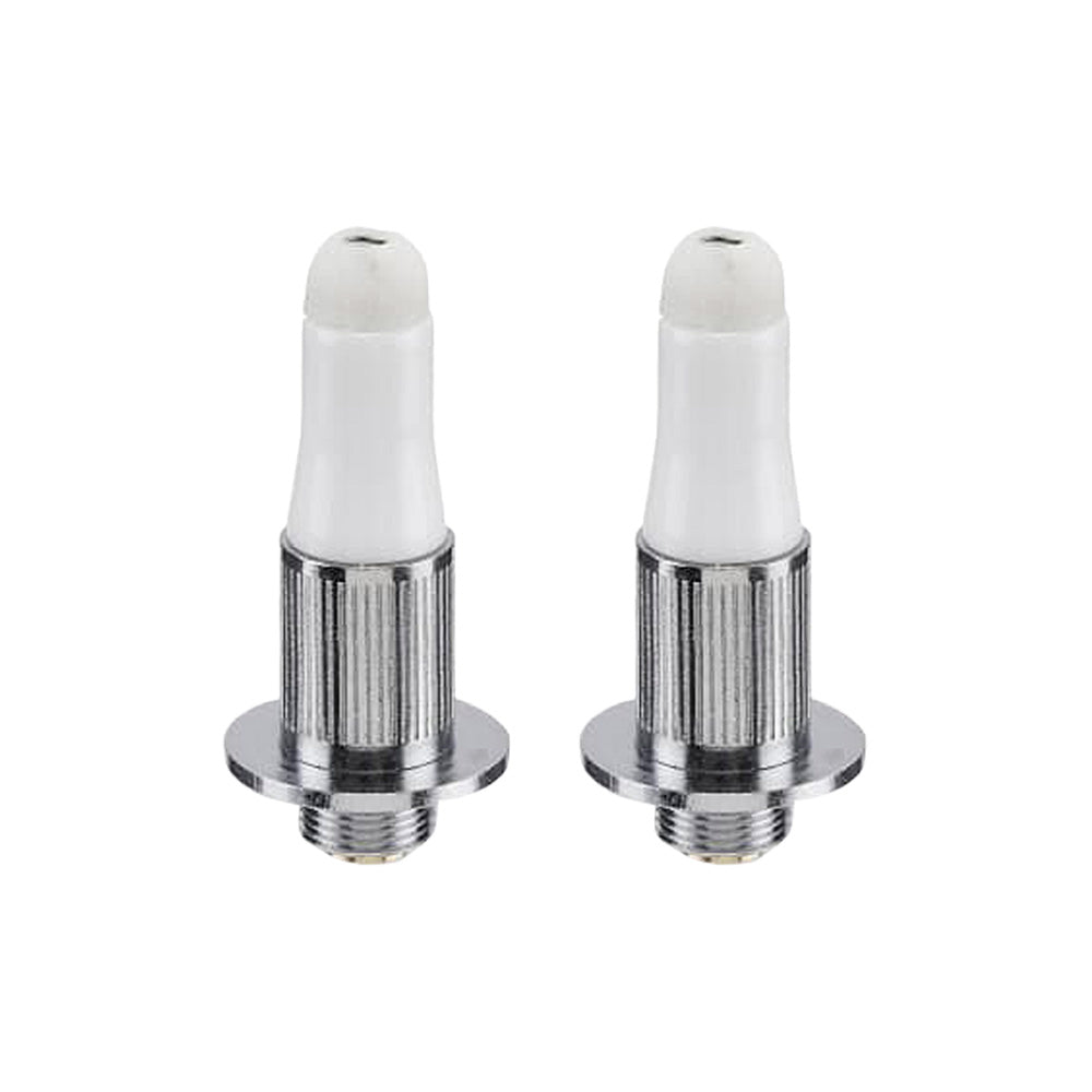 Ooze Pronto Fritted Quartz Replacement Tips 2-Pack, designed for concentrates, front view on white background