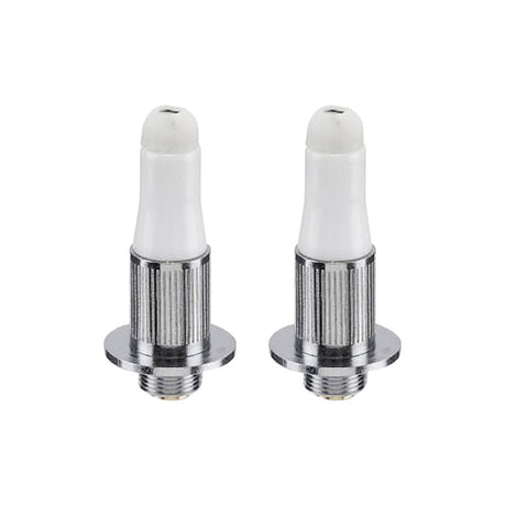 Ooze Pronto Fritted Quartz Replacement Tips 2-Pack, designed for concentrates, front view on white background