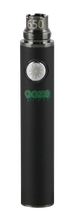 Ooze Standard 650mAh Battery in Black - Front View with Logo for Vaporizers