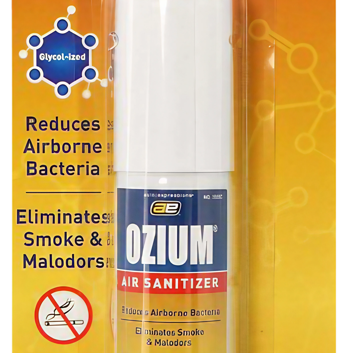 ozium spray cigarette smoke & Odor Eliminator car & Home Air Sanitizer / Freshener 0.8oz Citrus ORIGINAL x6Product InfoOzium air sanitizing spray is clinically proven to eliminate offensive odors rather than masking them Ozium Scented 0.8oz Air Sanitizer