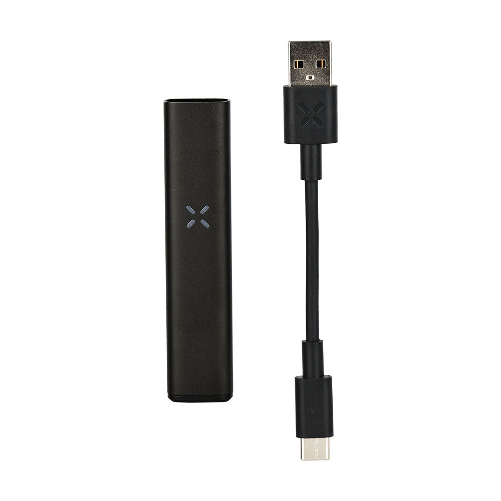 PAX ERA Pro Pod Vaporizer in Onyx with USB Charger, Front View, for Concentrates