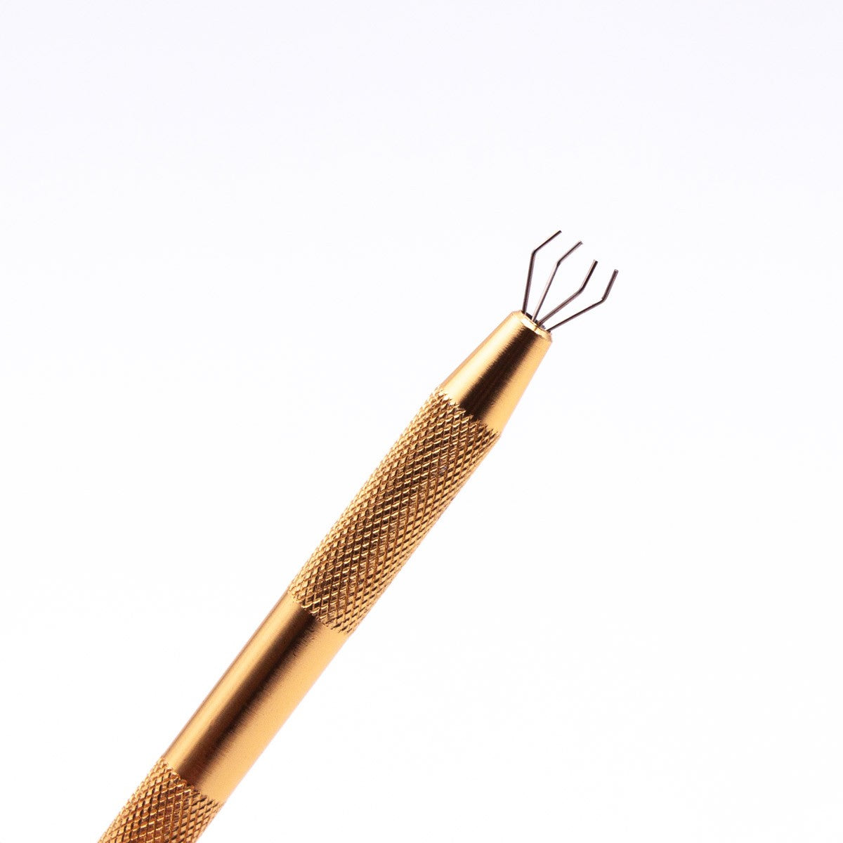 The Stash Shack Pearl Grabber Tool with knurled handle for easy grip, close-up on white background