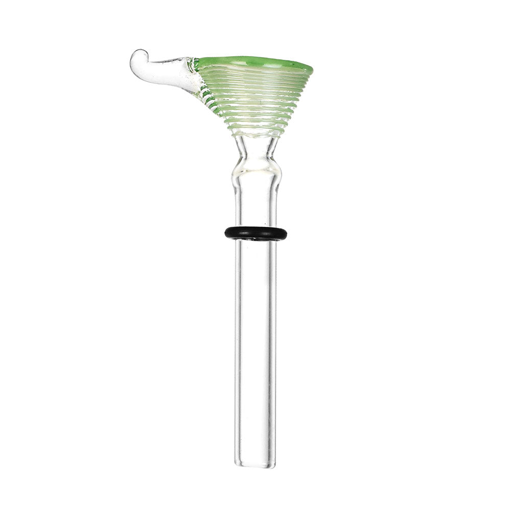 Phoenix Rising 9mm Male Joint Herb Slide in Assorted Colors with Grommet Joint