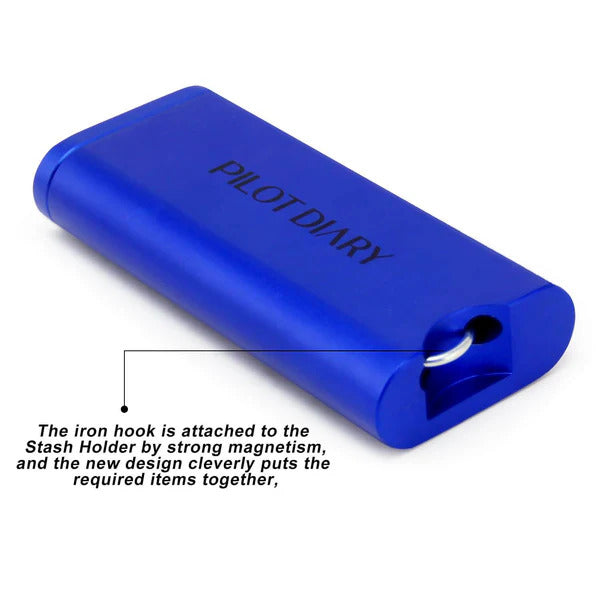 PILOT DIARY Portable Metal Dugout w/ Magnetic Lid & One Hitter