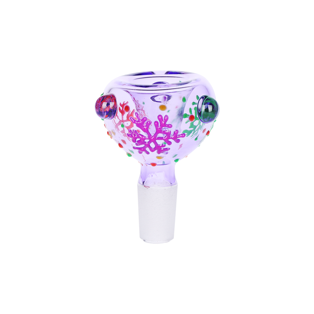 Pinky Hearts Beaker Glass Water Pipe | 10" | 14mm F