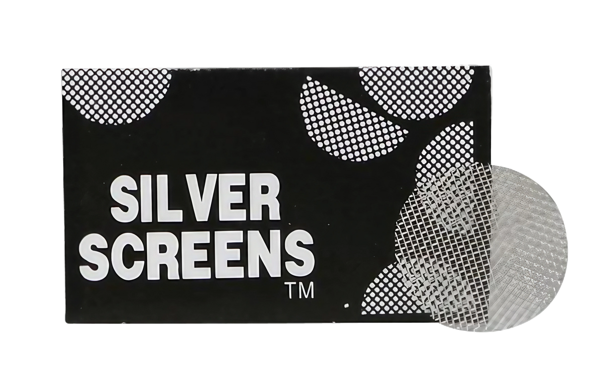 100 Piece Set of 1/2" Metal Pipe Screen Filters in Packaging, Durable & Easy to Use