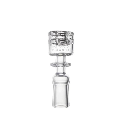 Piranha Quartz Diamond Knot Domeless Nail for Dab Rigs, 14mm Female Joint, Front View