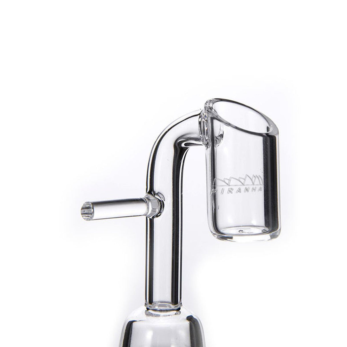 Piranha Quartz Electric Banger Nail for Dab Rigs, 18mm to 14mm Joint Size, Side View