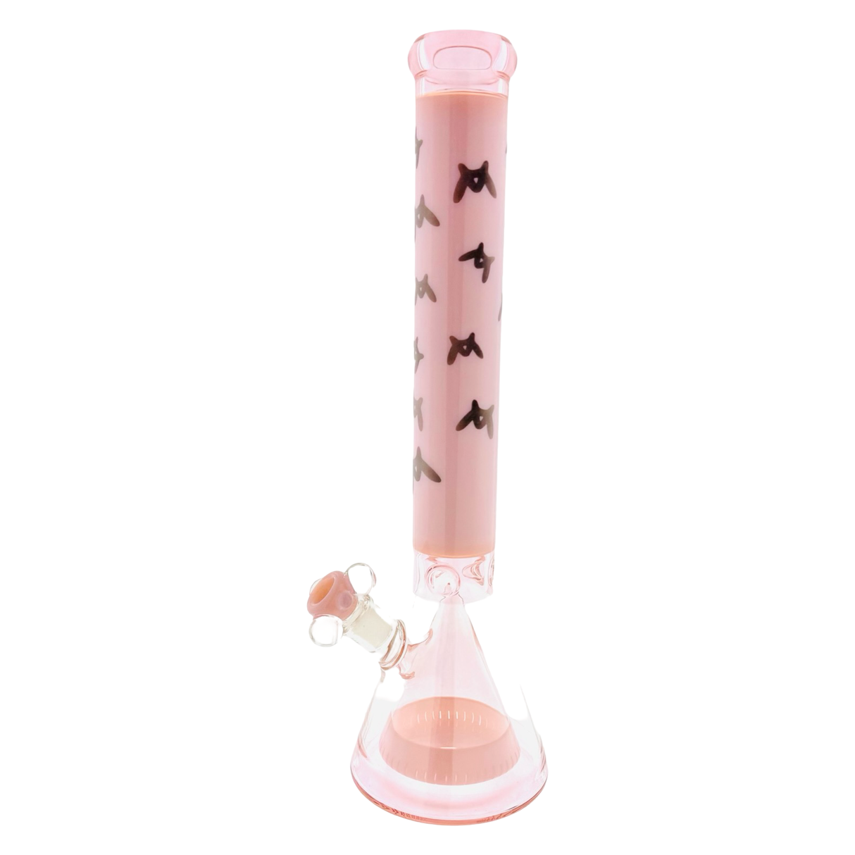 18" X 5mm One Of One Pink Pyramid Bats All Over