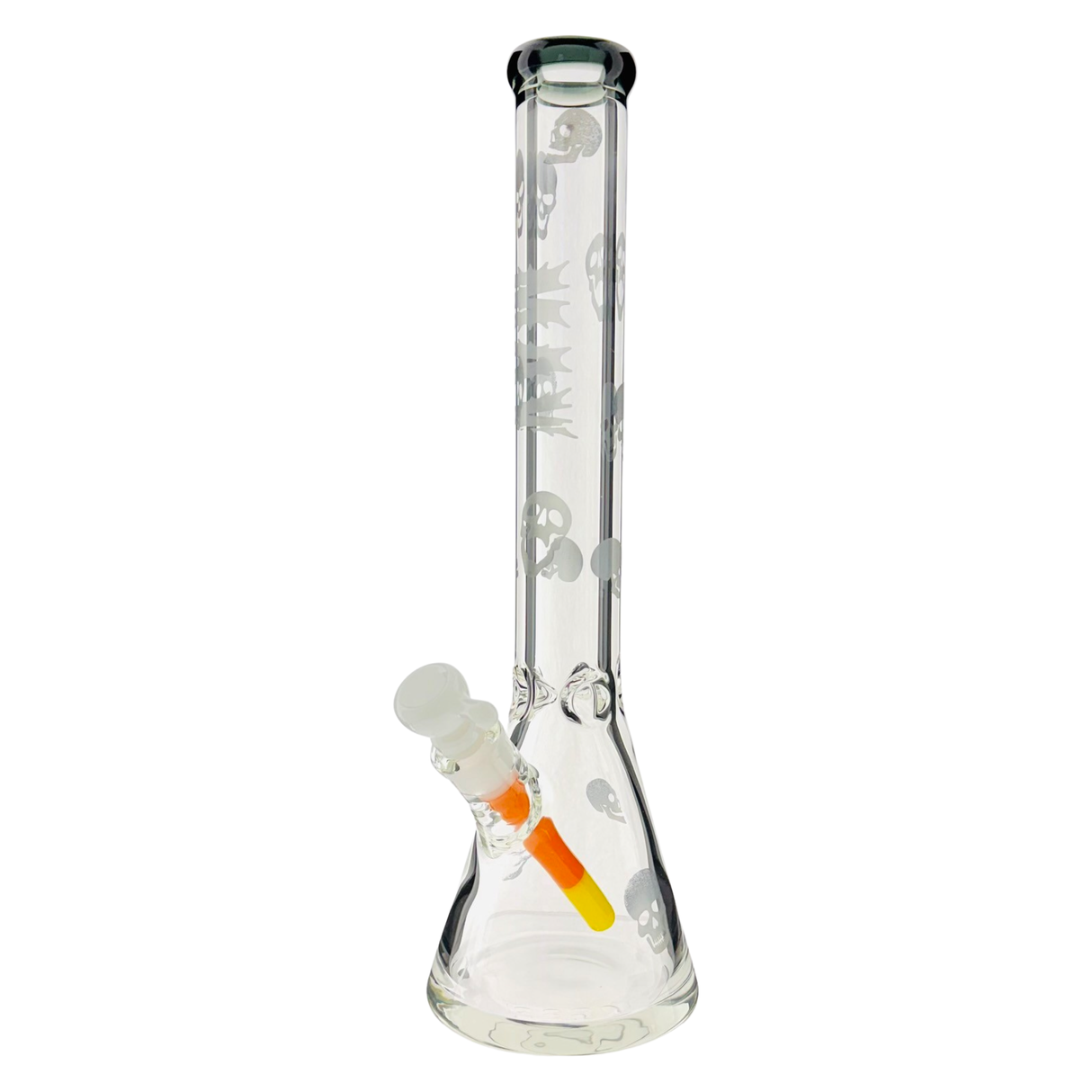 18" X 9mm One Of One Spooky Skulls Halloween Special Beaker Bong