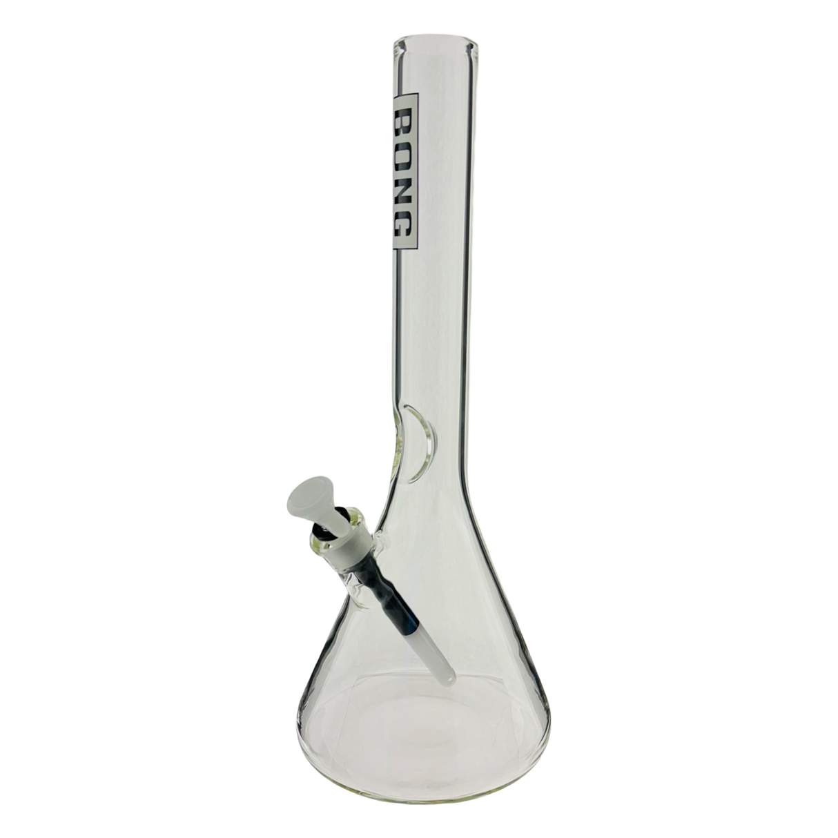 Bong 17" Massive Beaker Base Bong Black And White Edition
