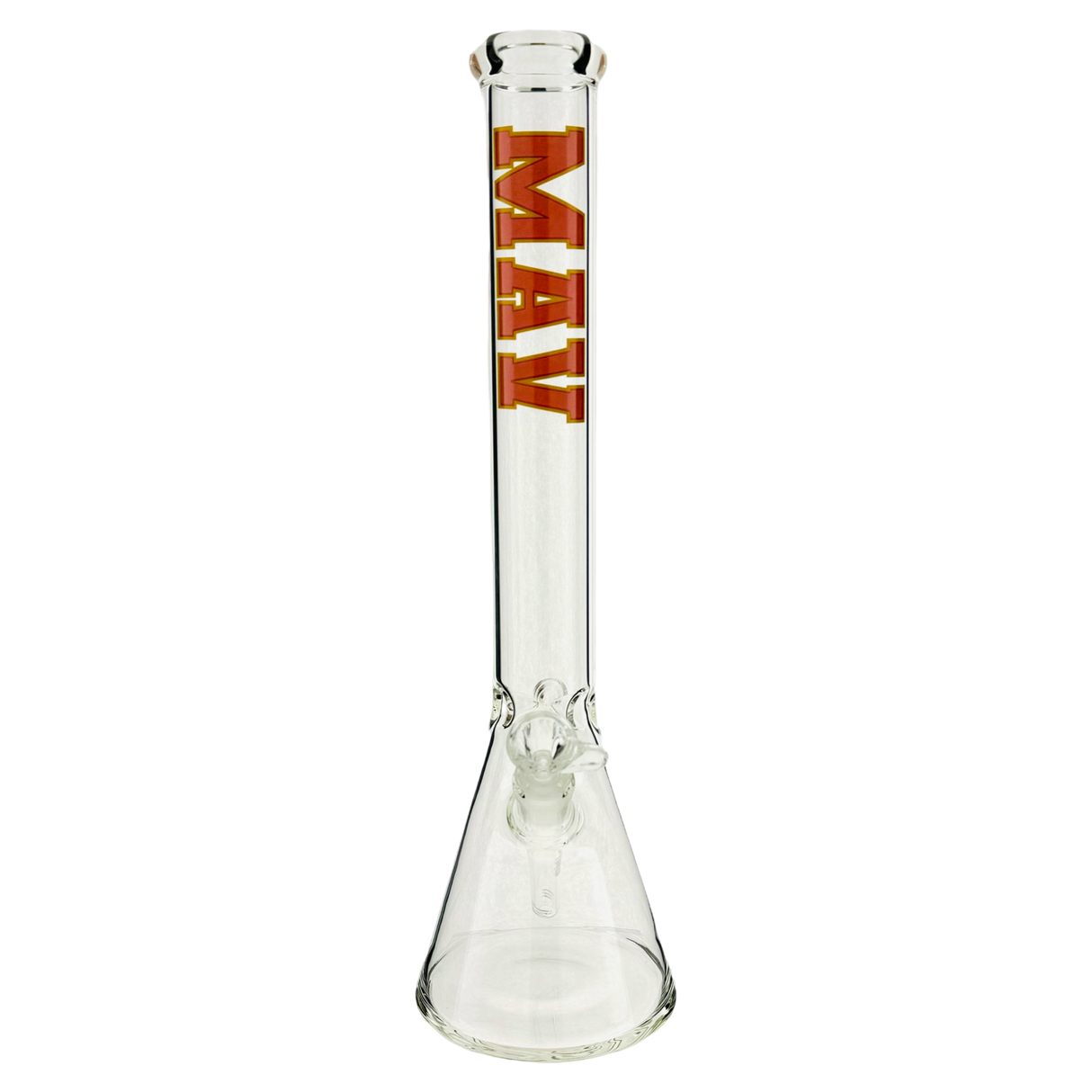 18" Classic Beaker Bong Special Varsity Red Edition