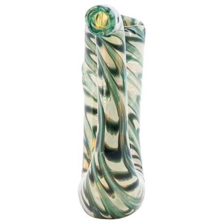 LA Pipes Pocket Sherlock Pipe in Fumed Color Changing Glass - Side View