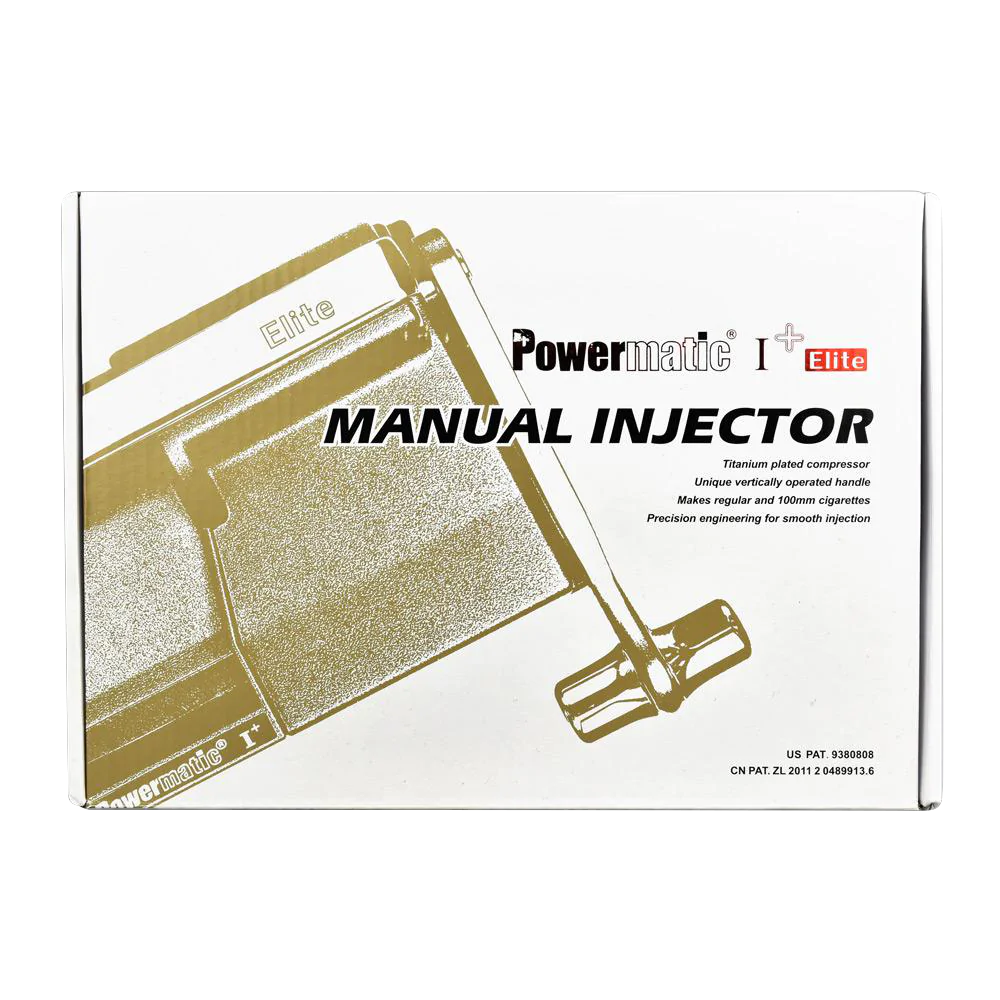 Powermatic I Elite Manual Cigarette Injector Machine in Box, Front View