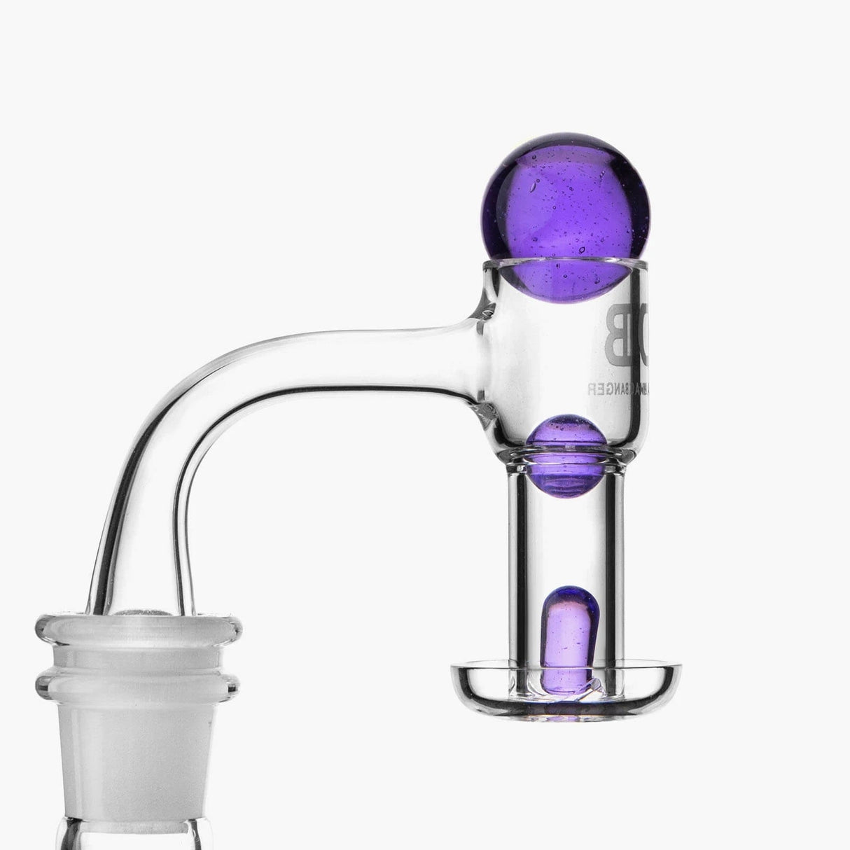 DANK BANGER Premium Full Weld Terp Slurper Combo Set for Concentrates, 25mm, Side View
