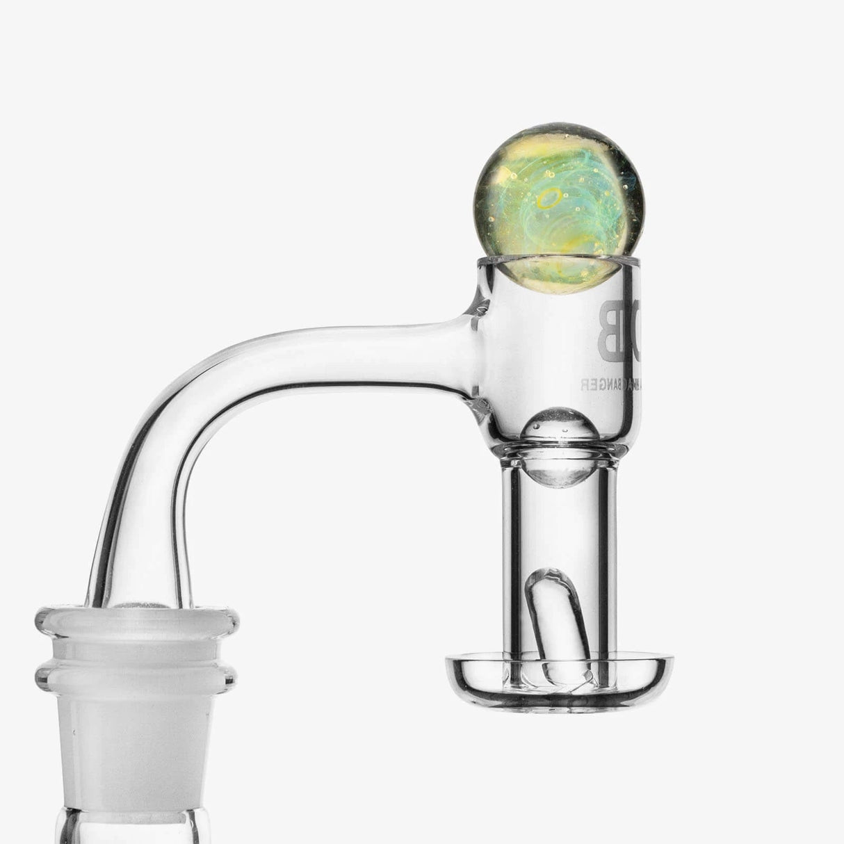 DANK BANGER Premium Full Weld Terp Slurper Combo Set with Lemon Marble Cap