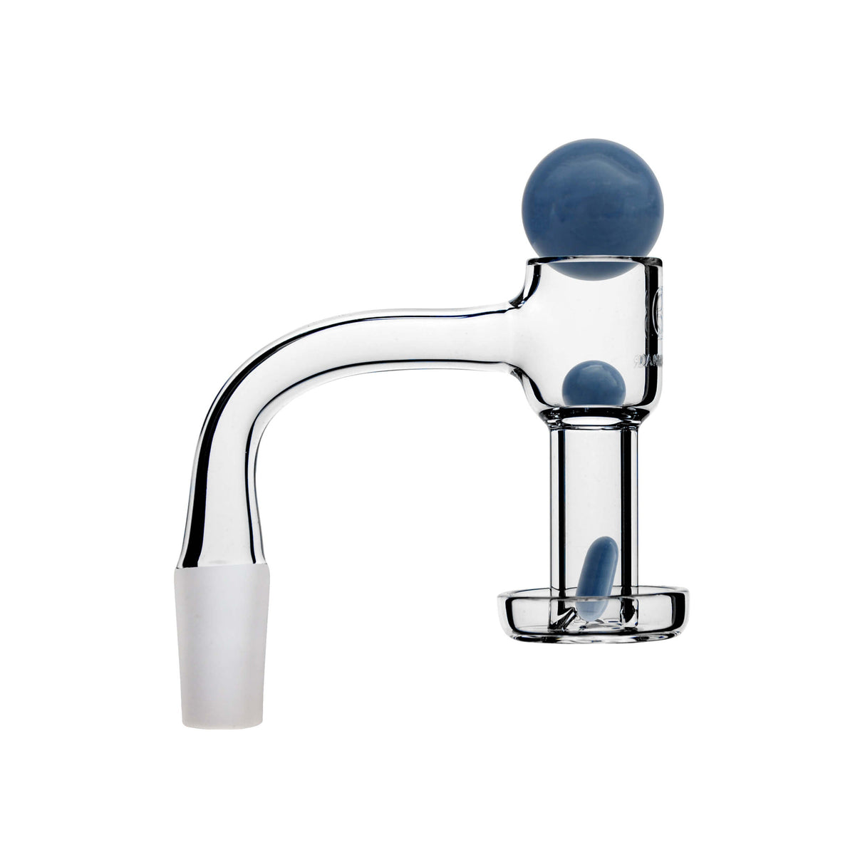 DANK BANGER Premium Full Weld Terp Slurper Combo Set, 25mm Male Joint, Side View