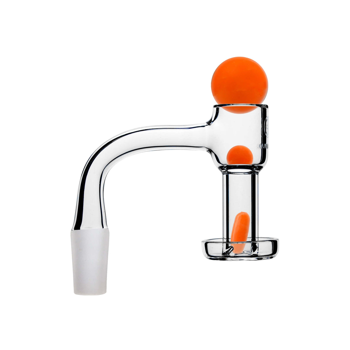 DANK BANGER Premium Full Welding Terp Slurper Combo Set in Orange - 25mm Thick Quartz