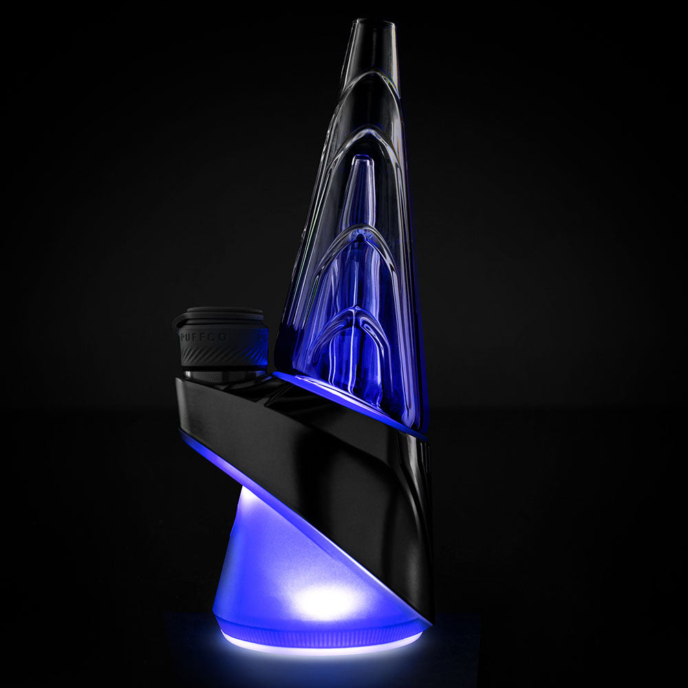 Puffco Guardian Peak Pro Smart Rig for Concentrates with LED Light - Angled View