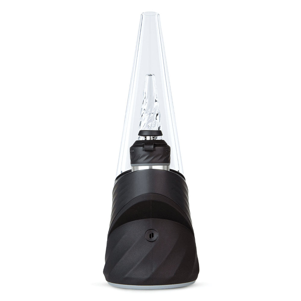 Puffco Peak Pro Vaporizer in Black - Front View with Sleek Design and 1700mAh Battery