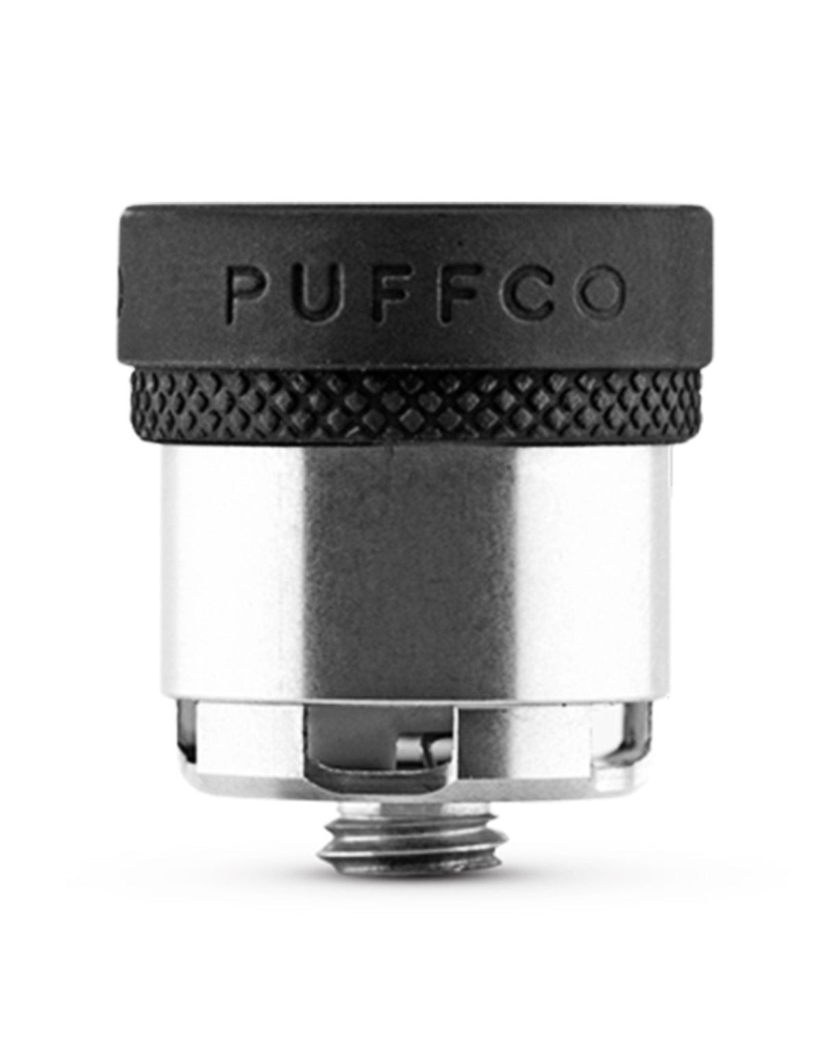 Puffco Peak Atomizer for Vaporizers - Ceramic Black, Front View on White Background