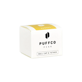 Puffco Peak Color Ball Carb Cap & Tether in packaging on white background