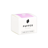 Puffco Peak Carb Cap & Tether packaging on a seamless white background