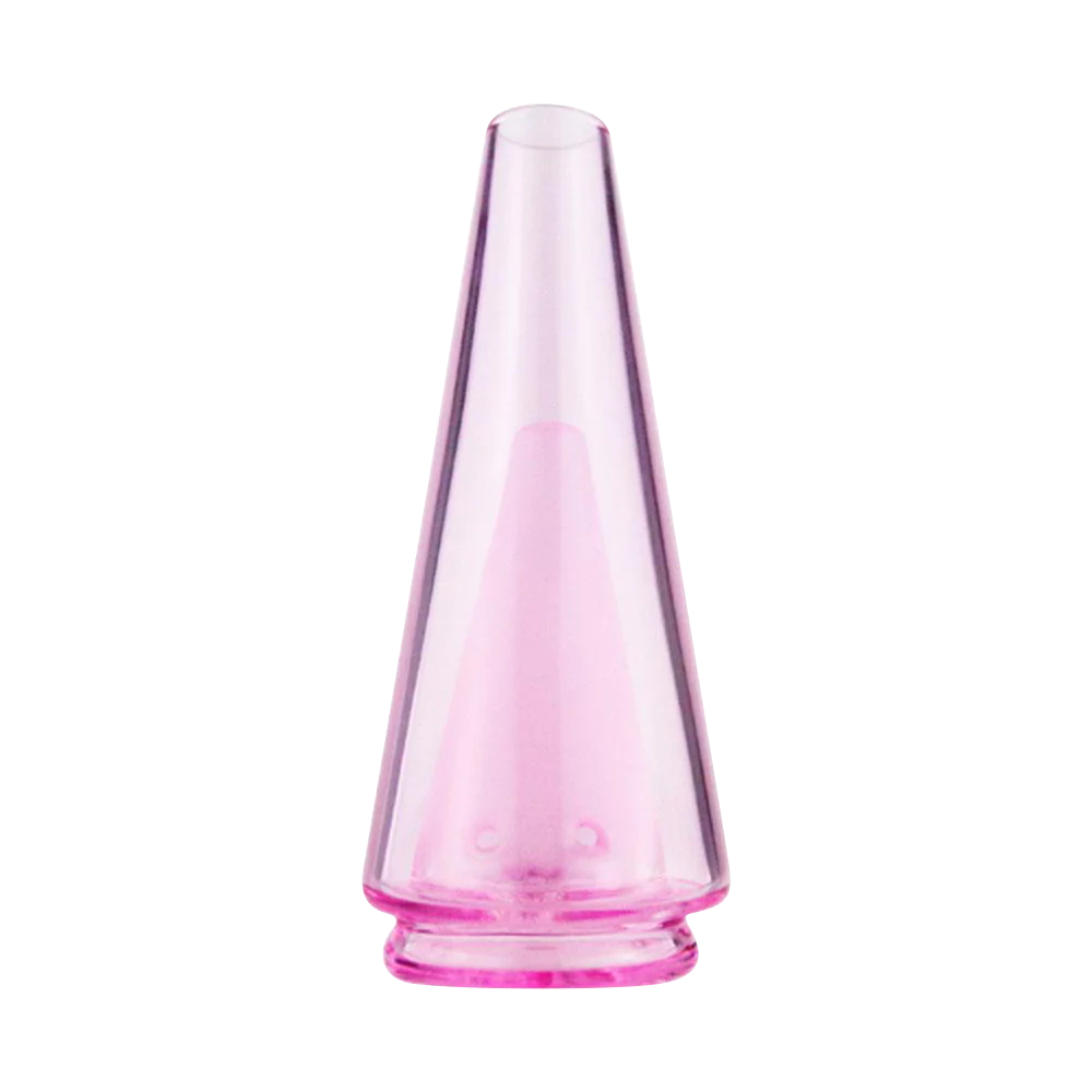 Puffco Peak Pink Borosilicate Glass Attachment for E-Rig - Front View