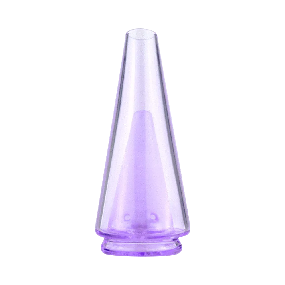 Puffco Peak Borosilicate Glass Attachment in Purple - Front View