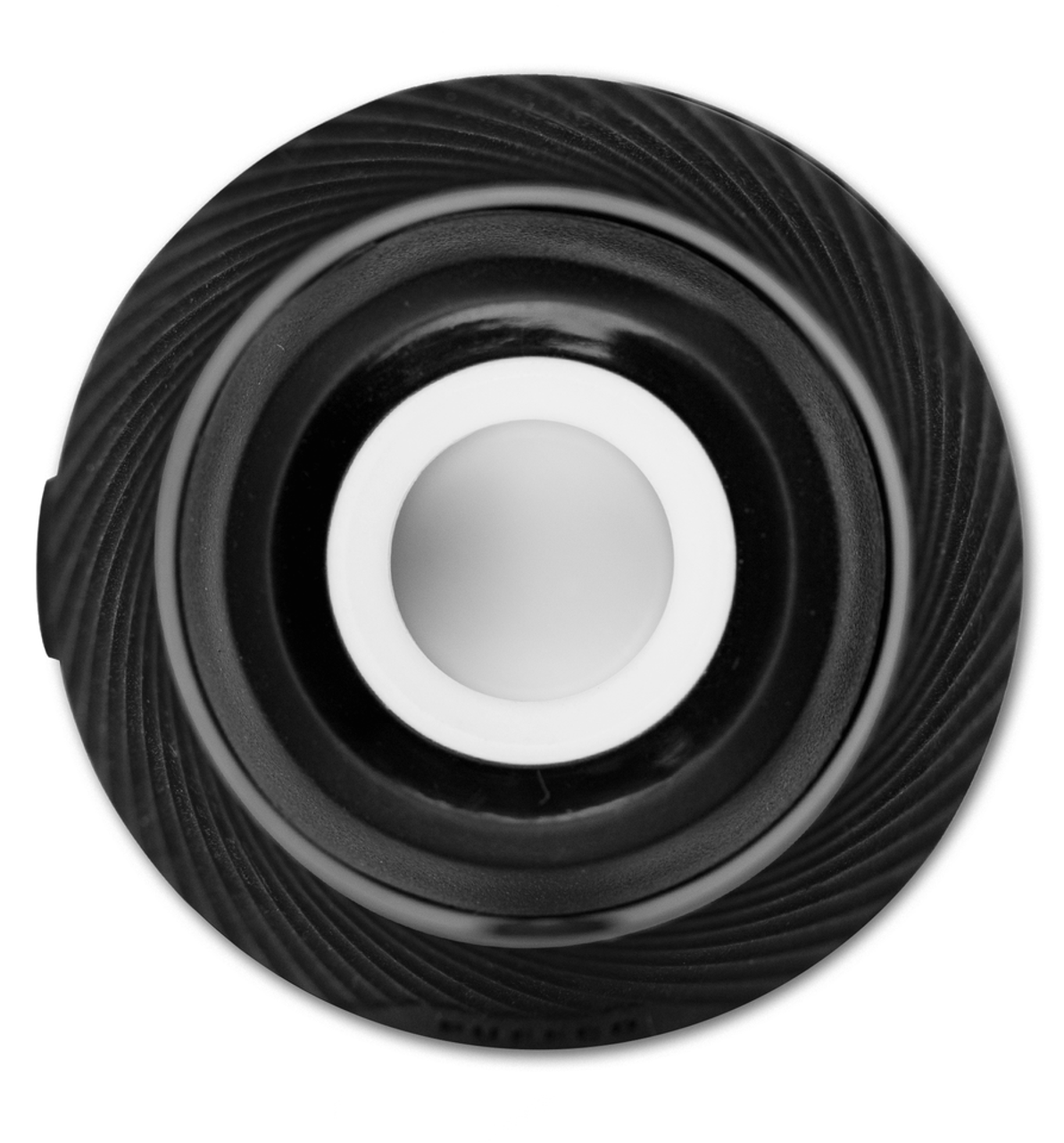 Puffco Proxy Vaporizer in black, top view, portable ceramic and glass design for concentrates