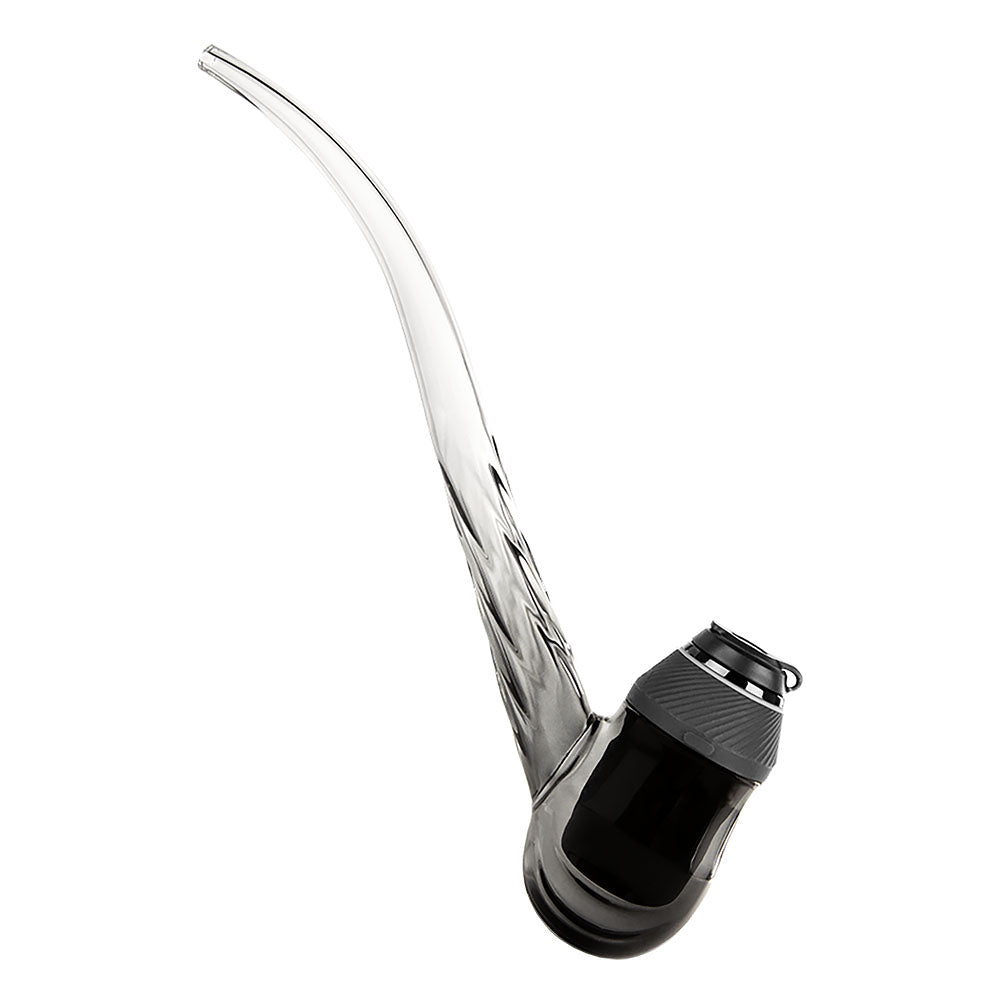 Puffco Proxy Wizard Pipe Attachment in clear borosilicate glass for concentrates, side angle view
