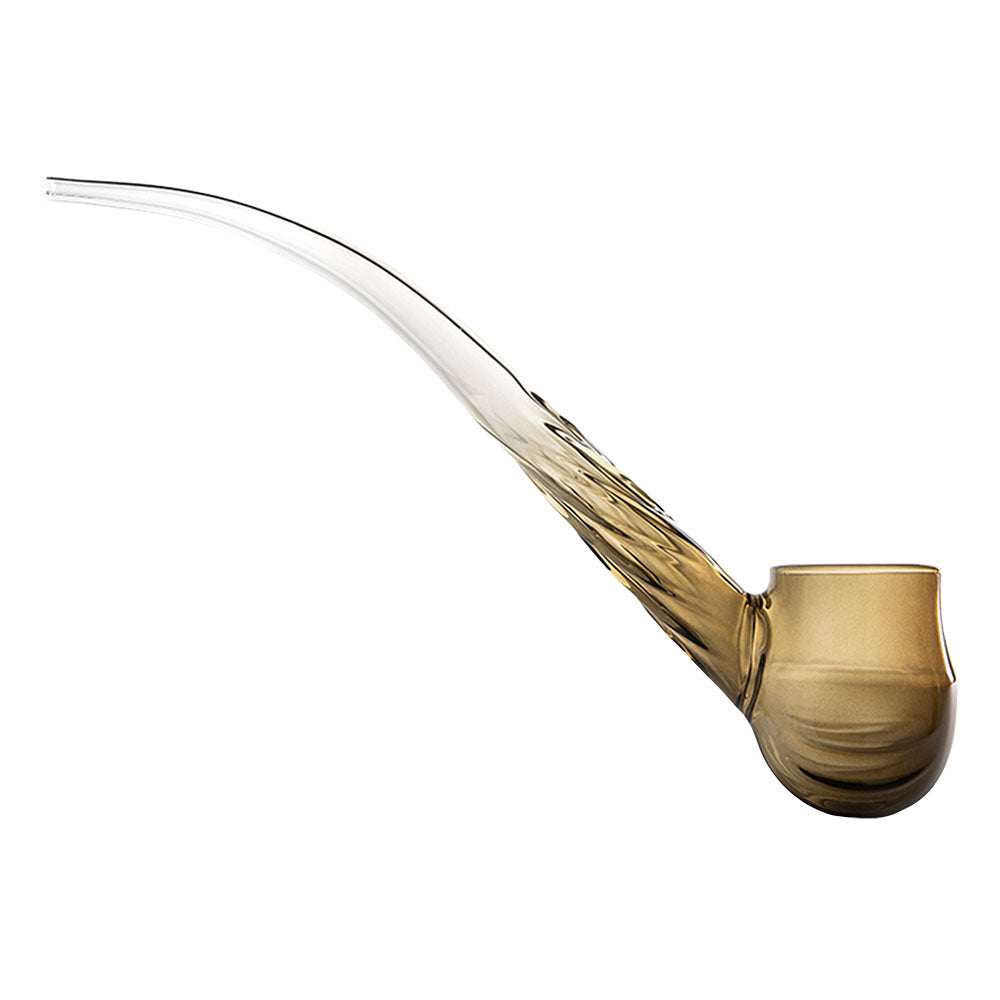 Puffco Proxy Wizard Pipe Attachment in clear borosilicate, side view for concentrates