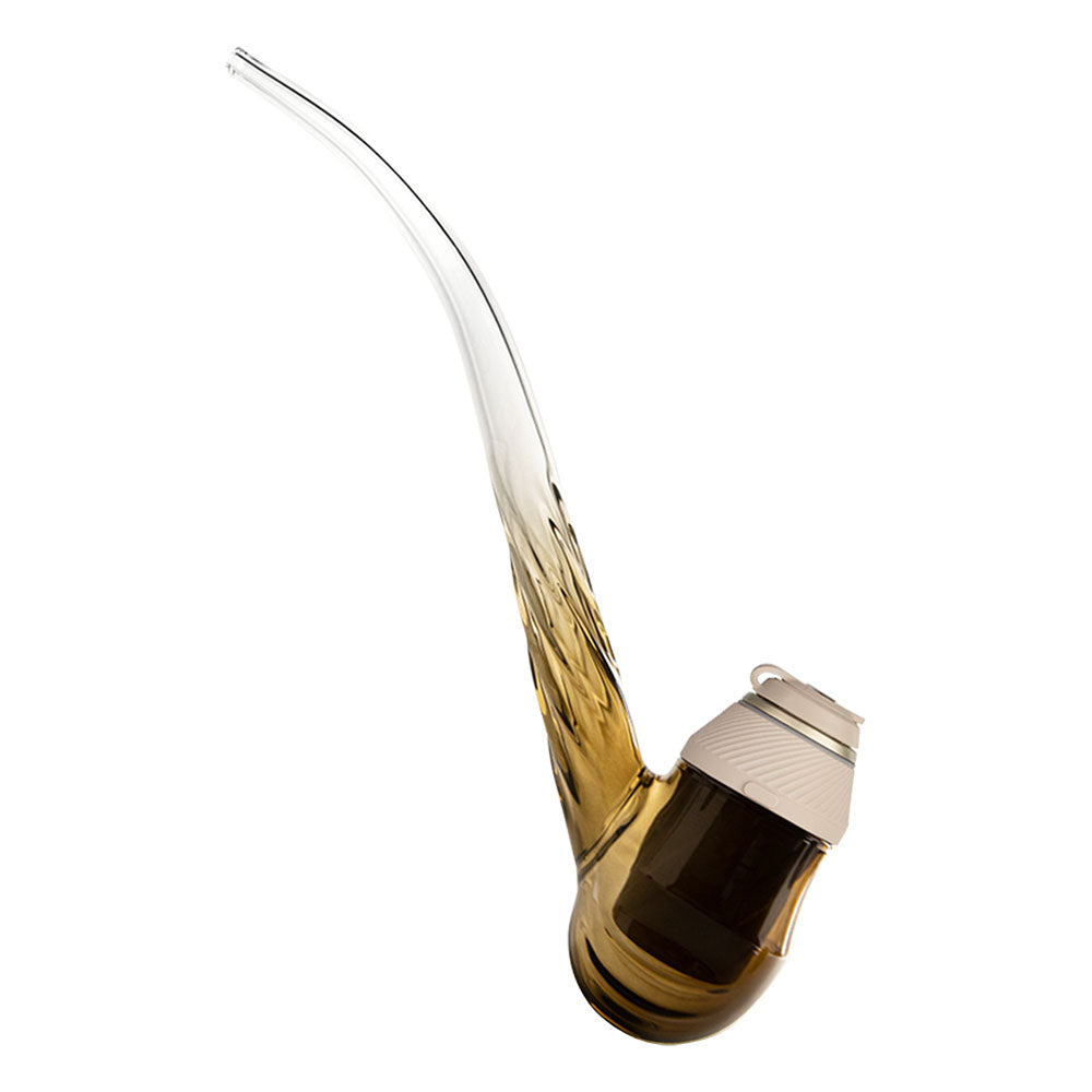 Puffco Proxy Wizard Pipe Attachment in clear borosilicate glass for concentrates, side view