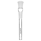 Pulsar 4" Borosilicate Glass Diffused Downstem for Bongs - Clear Front View